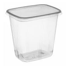 Pojemnik prostokątny 500 ml (807410519) - transparentny | 100 szt